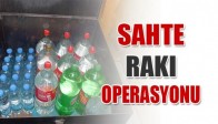 Salihli'de Sahte Rakı Operasyonu