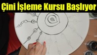 Sanat Atölyesinde Çini İşleme Kursu Başlıyor