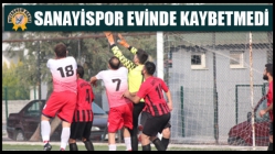 Sanayispor Evinde Kaybetmedi