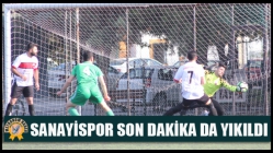Sanayispor son dakika da yıkıldı