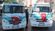 Şehiriçi Minibüsçüler Siyah Kurdele Taktı