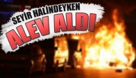 Seyir Halindeyken Birden Alev Aldı!