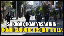 Sokağa Çıkma Yasağının İkinci Gününde 689 Bin Tl Ceza