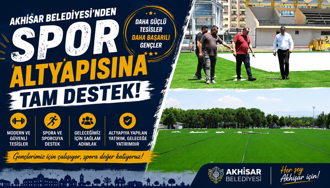 Spor Altyapısına Tam Destek