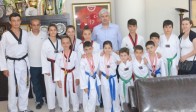 Taekwondoculardan Belediye Başkanı Salih Hızlı’ya Ziyaret