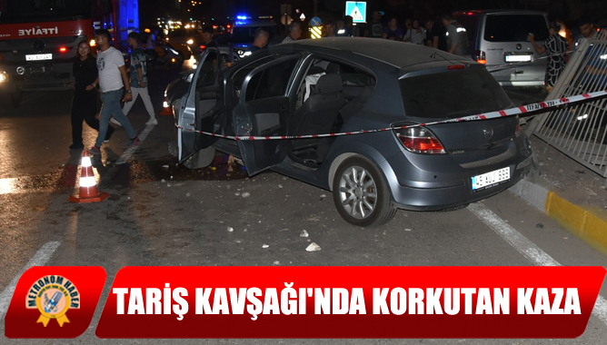 Tariş Kavşağı'nda Korkutan Kaza