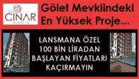 The Çınar Residence'dan Kaçırılmayacak Fırsat