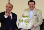 TOBB Başkanı Hisarcıklıoğlu, ATSO ve Borsa'yı Ziyaret Etti