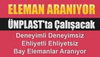 ÜNPLAST'ta Çalışacak Bay Elemanlar Aranıyor