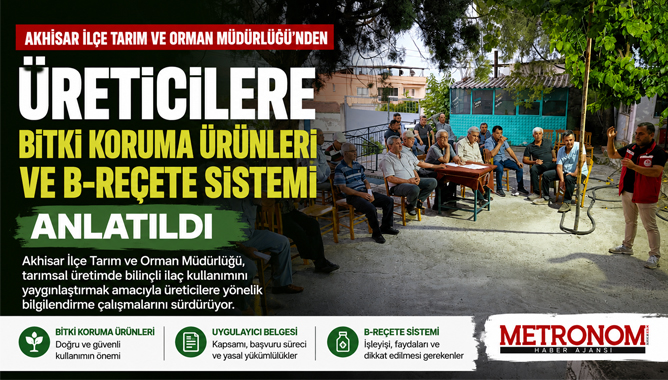 Üreticilere Bitki Koruma Ürünleri Ve B-Reçete Sistemi Anlatıldı
