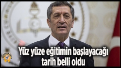 Yüz Yüze Eğitimin Başlayacağı Tarih Belli Oldu