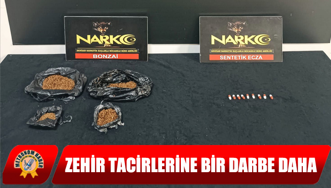 Zehir Tacirlerine Bir Darbe Daha