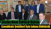 Zeytinkent Sürücü Kursu Çanakkale Şehitleri İçin Lokma Döktürdü