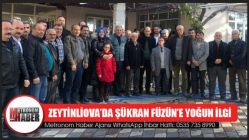 Zeytinliova’da Şükran Füzün’e Yoğun İlgi