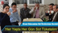 Ziraat Odasından Süt Üreticisine Destek