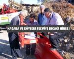 Ziraat Odası Kasaba Ve Köylere 6 Adet Tesfiye Bıçağı Hibe Etti