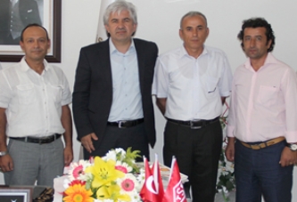Türkiye Emekli Astsubaylar Derneği’nden Belediye Ziyareti