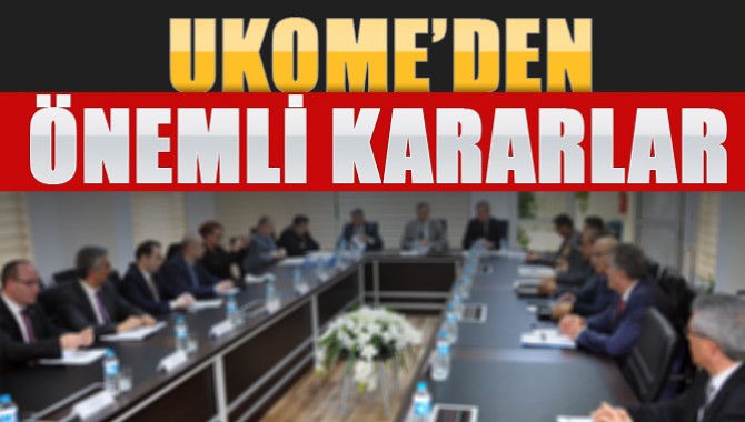 UKOME’den Önemli Kararlar