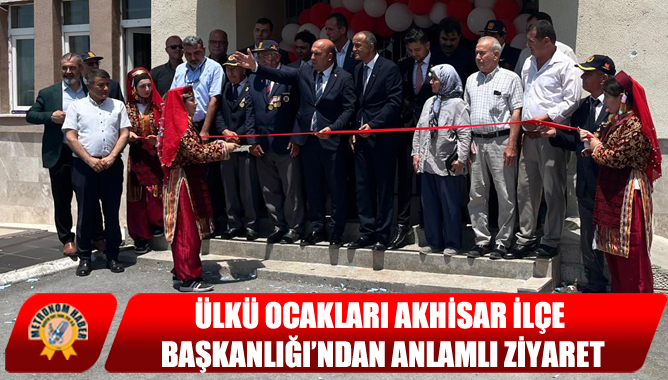 Ülkü Ocakları Akhisar İlçe Başkanlığı’ndan Anlamlı Ziyaret
