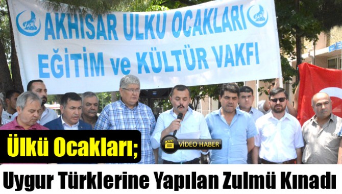 Ülkü Ocakları; Uygur Türklerine Yapılan Zulmü Kınadı