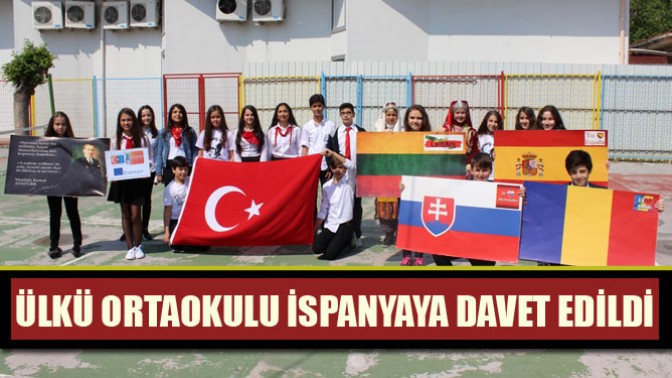 Ülkü Ortaokulu İspanyaya davet edildi