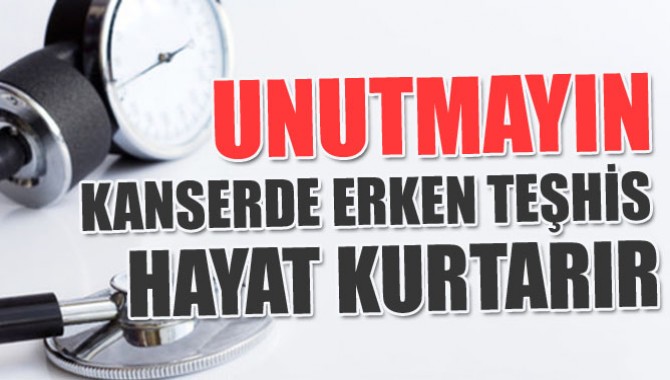 UNUTMAYIN! KANSERDE ERKEN TEŞHİS HAYAT KURTARIR