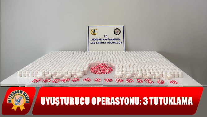 Uyuşturucu Operasyonu: 3 Tutuklama