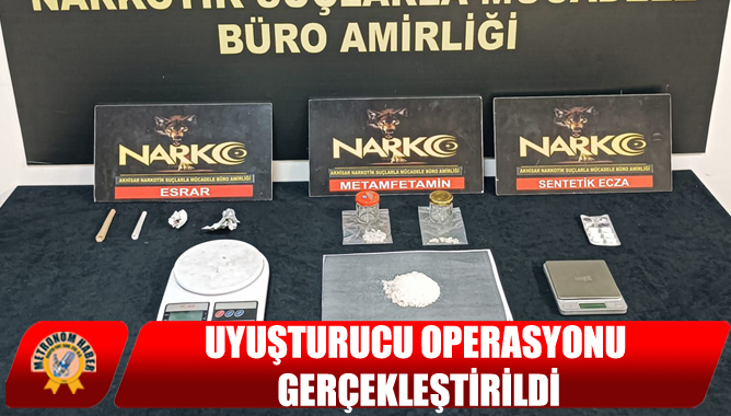 Uyuşturucu Operasyonu Gerçekleştirildi