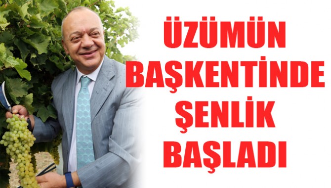 Üzüm Şenliği Bereketle Başladı