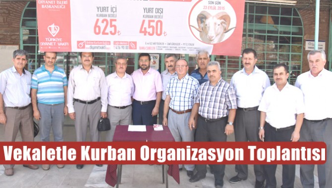 Vekaletle Kurban Organizasyon Toplantısı