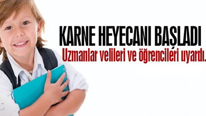 Velilere Karne ve Yarıyıl Tatili Önerileri