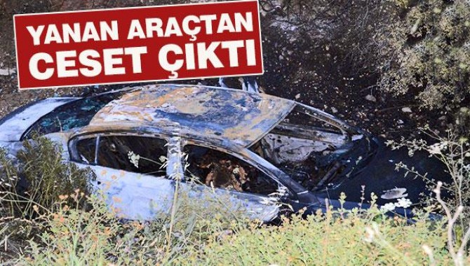 Yanan Araçta Korkunç Detay!