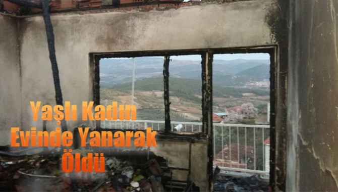 Yaşlı Kadın Evinde Yanarak Öldü