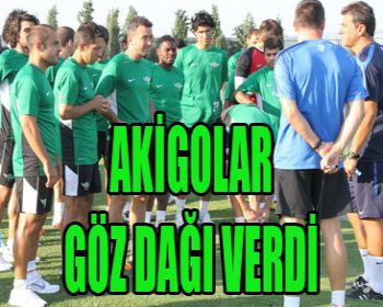 Akigolar göz dağı verdi