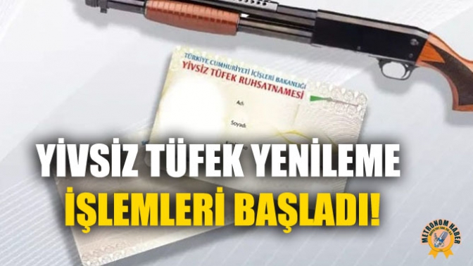 Yivsiz Tüfek Yenileme İşlemleri Başladı!