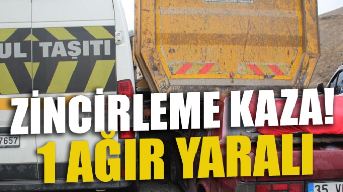 Zincirleme Kaza! 1 Yaralı