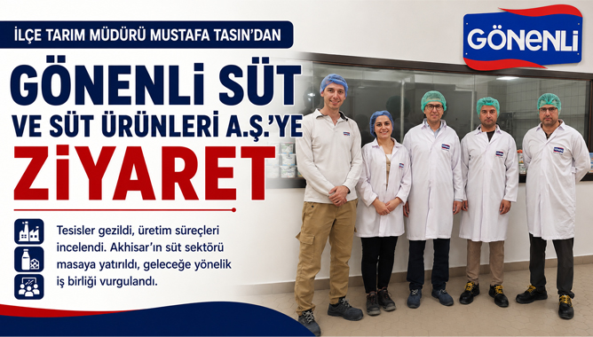 Akhisar'da Süt Sektörüne Yakın Takip
