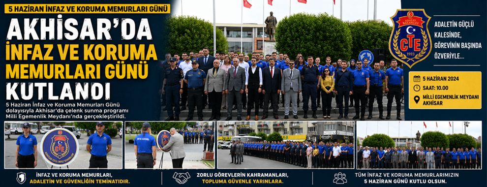Ceza İnfaz Personeli Günü İlk Kez Kutlandı