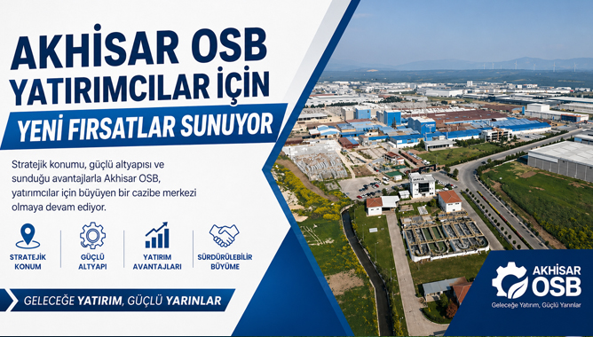 Akhisar OSB Yatırımcılar İçin Yeni Fırsatlar Sunuyor