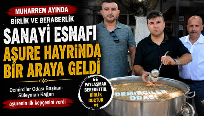 Demirciler Odasından Aşure Hayrı