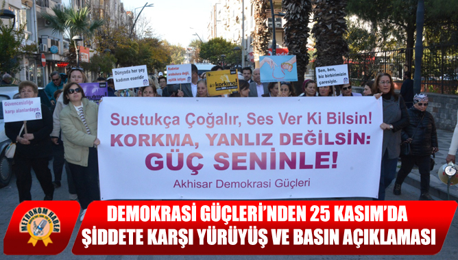 Demokrasi Güçleri’nden 25 Kasım’da Şiddete Karşı Yürüyüş Ve Basın Açıklaması