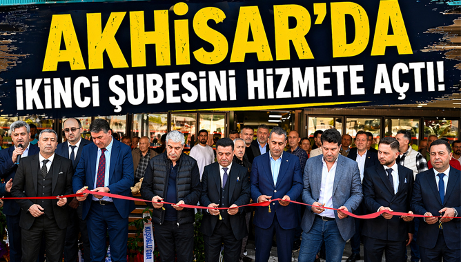 Gölmar Market Akhisar'da İkinci Şubesini Hizmete Açtı