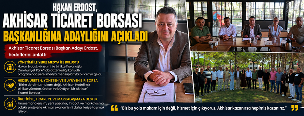 Hakan Erdost, Yerel Medya Mensuplarıyla Bir Araya Geldi