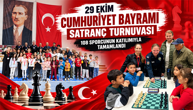 Satranç Turnuvası 108 Sporcunun Katılımıyla Tamamlandı