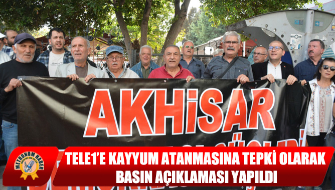 TELE1’e Kayyum Atanmasına Tepki Olarak Basın Açıklaması Yapıldı