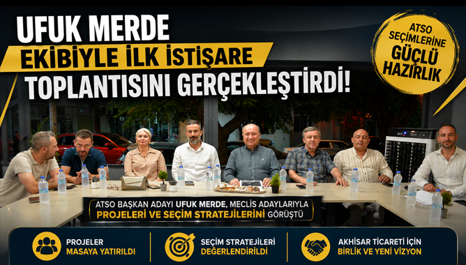 Ufuk Merde Ekibiyle İlk İstişare Toplantısını Gerçekleştirdi