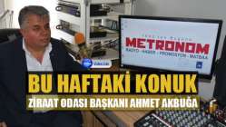 Radyo Metronom'da bu haftaki konuk Akhisar Ziraat odası Başkanı Ahmet Akbuğa